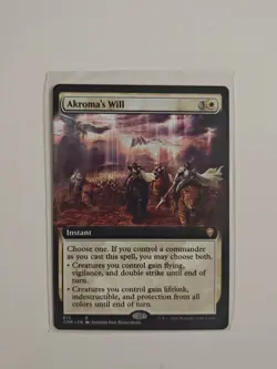 Akroma's Will (Extended Art) Commander Legends Regular - Image 1