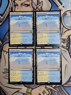 4x Adarkar Wastes - NM/M TDC MTG Magic - Image 1