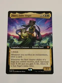 Narci, Fable Singer (Extended Art) Commander Masters Regular - Image 1