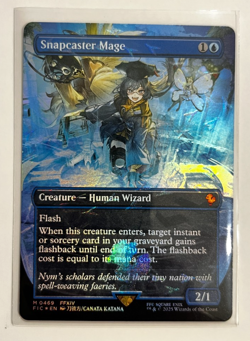 MTG - Final Fantasy - Snapcaster Mage Chocobo Track Foil - Mythic 0469 - Image 1