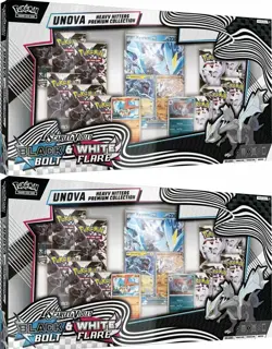 Pokemon Unova Heavy Hitters Premium Collection Costco Exclusive Black Bolt White - Image 1