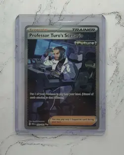 Professor Turo's Scenario 257/182 SV Paradox Rift NM Special Illustration Rare - Image 1