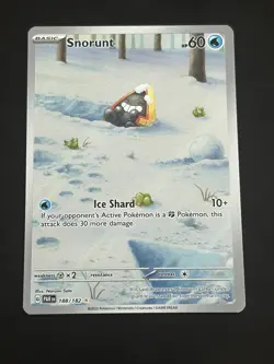 Pokemon TCG Snorunt 188/182 SV4 Paradox Rift Illustration Art Rare Card - Image 1