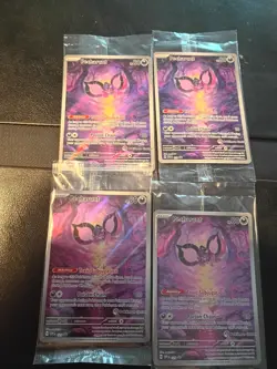 Pecharunt - Lot of 4 (Pokemon Center Exclusive) 129 Sv: Scarlet & Violet Promo - Image 1