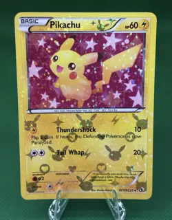 Pikachu Pokemon TCG RC7/RC25 Radiant Collection Holo 2013 Legendary Treasures - Image 1