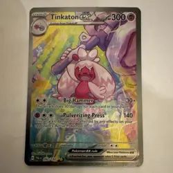 Pokemon Tinkaton ex 262/193 SV02: Paldea Evolved Special Illustration Rare Holo - Image 1