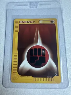 Fighting Energy 160/165 Expedition WOTC Vintage Pokemon - Image 1