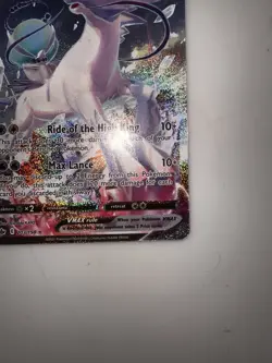 Pokemon TCG Ice Rider Calyrex VMAX Alternate Art 203/198 Sword & Shield - Image 4