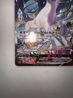 Pokemon TCG Ice Rider Calyrex VMAX Alternate Art 203/198 Sword & Shield - Image 5