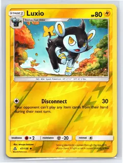 Luxio 47/156 - Pokemon Ultra Prism - Uncommon Reverse Holo - LP - Image 1