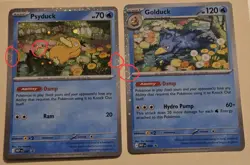 🌀Mega Evolution Psyduck 007 & Golduck 008 Promo Multiple SWIRLS 🌀 Pokemon TCG - Image 1