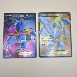 Pokemon XY Toxicroak EX 102/106 & Machamp EX 90/98 Full Art Holo Lot English - Image 1