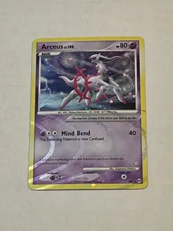 Pokemon TCG Arceus AR7 Platinum Arceus Holo Rare 2009 LP - Image 3