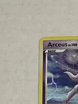 Pokemon TCG Arceus AR7 Platinum Arceus Holo Rare 2009 LP - Image 4