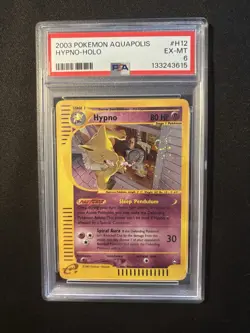 2003 Pokemon Aquapolis #H12 Hypno-Holo Swirl 🌀 - Image 1