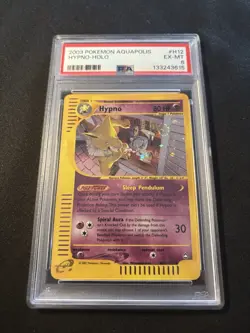 2003 Pokemon Aquapolis #H12 Hypno-Holo Swirl 🌀 - Image 2