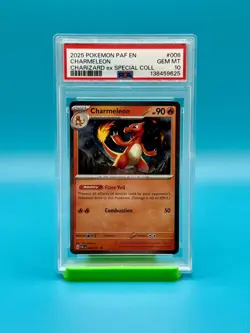 PSA 10 - 2025 Pokemon, PAF EN, Charmeleon, Charizard ex Special Coll - Image 1