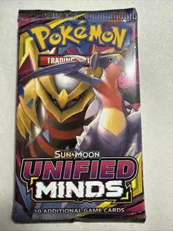 2019 | Pokemon | Sun and Moon: Unified Minds Booster Pack | Official TCG | New - Image 1