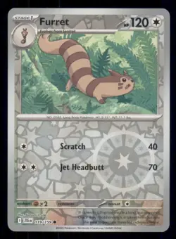Furret Reverse Holo Journey Together #119/159 - Common - Pokemon TCG - NM - Image 1