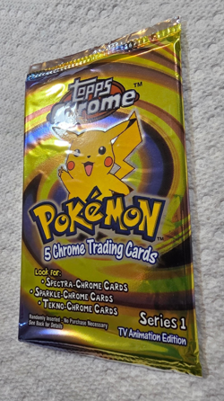 Pokemon Topps Chrome Series 1 Booster Pack - Vintage, Sealed, RARE! - Image 2