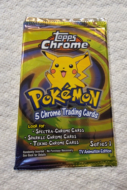 Pokemon Topps Chrome Series 1 Booster Pack - Vintage, Sealed, RARE! - Image 3