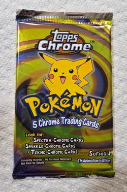 Pokemon Topps Chrome Series 1 Booster Pack - Vintage, Sealed, RARE! - Image 5