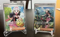 Pokemon TCG Dawn SIR 129/094 Phantasmal Flames and Dawn 118/094 holo English - Image 1