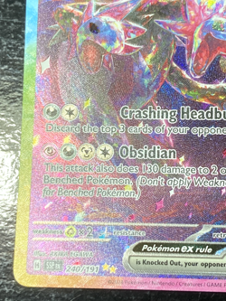 Pokemon SIR Hydreigon EX Surging Sparks Alt art Holo 240/191 SV08 Pack Fresh UK - Image 4
