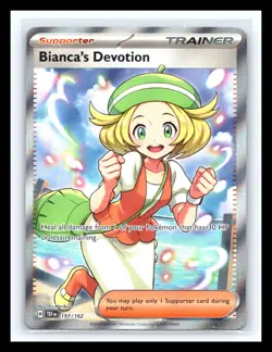 💥 Bianca's Devotion - 197/162 Ultra Rare Holo Temporal Forces Pokemon TCG - Image 1