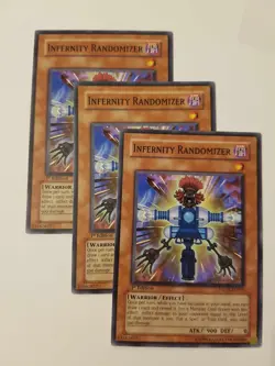 Yu-Gi-Oh! 3 x Infernity Randomizer (PLAYSET) 1st Ed NM TSHD-EN013 - Image 1