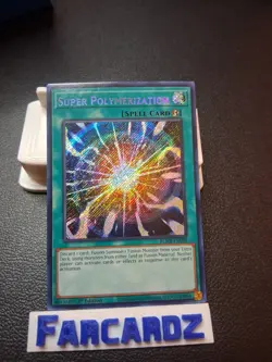 Yugioh!- Super Polymerization- Secret Rare- Blmr-en089- 1st Ed- (LP) - Image 1