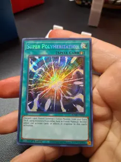 Yugioh!- Super Polymerization- Secret Rare- Blmr-en089- 1st Ed- (LP) - Image 3