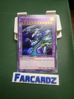 Yugioh!-Blue-Eyes Ultimate Dragon-(Purple Letters)-LDS2-EN108-1st Ed-(VLP/NM) - Image 1