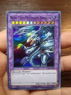 Yugioh!-Blue-Eyes Ultimate Dragon-(Purple Letters)-LDS2-EN108-1st Ed-(VLP/NM) - Image 3