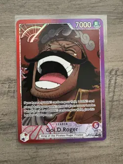 One Piece Gol. D Gold Roger Alt Art Leader Carrying on His Will English OP13-003 - Image 1