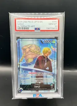 Sanji Leader (Alt Art) OP12-041 One Piece Legacy Of The Master PSA 10 - Image 1