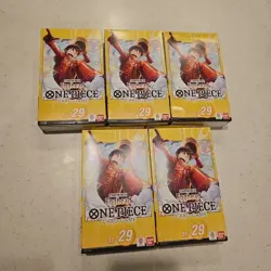 One Piece Egghead Starter Deck [ST29] English Version Lot Of 5 New Sealed - Image 1