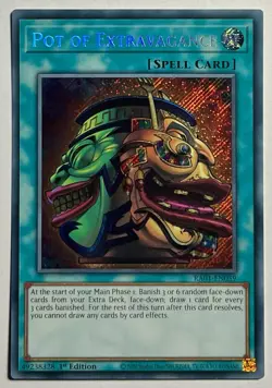 Pot Of Extravagance RA01-EN059 (NM) Secret Rare 1st Edition YuGiOh Card - Image 1