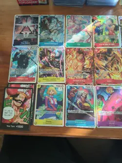 OP-13 And Others Card Lot. SR, SEC, R. 23 Cards In All. Mint Condition! - Image 5