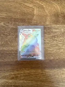 Pikachu VMAX Secret Rainbow Rare Vivid Voltage Card 188/185 Near Mint Condition - Image 1