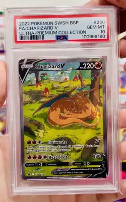 Charizard V SWSH260 SWSH: Sword & Shield Promo Cards Holo (PSA 10) - Image 1