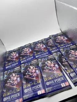 One Piece Card Game OP-14 Booster Pack The Azure Sea’s Japanese Sealed 10x LOT - Image 1