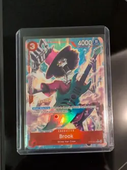 Brook ST21-012 Gear 5 Foil Holo Alt Art Parallel One Piece TCG Game Card NM/M - Image 1