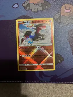 Radiant Charizard 020/159 Crown Zenith Holo Pokemon Card - Image 1