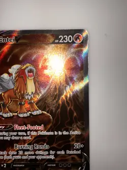 Pokemon Entei v Holo Ultra Rare TCG Card Crown Zenith Galarian Gallery GG36/GG70 - Image 3