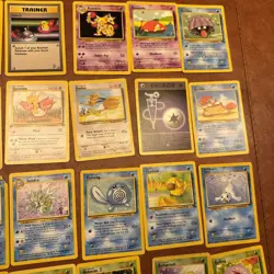34 Vintage Pokemon Cards (fossil, Base Set, Base Set 2, Rocket, 1st Edition) - Image 5