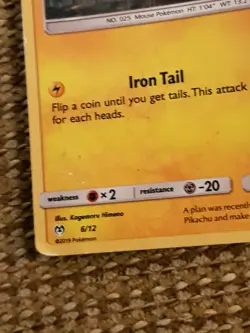 Pokemon Pikachu TCG Holo Promo Card 6/12 McDonald's Promos - Image 4