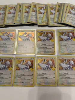 Pokemon 25th Anniversary Pokemon TCG Celebrations Lugia Lot, 57 cards - Image 3