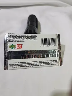 1999 Upper Deck Bandai Digimon Series 1 Trading Card Sealed Booster Pack x 1 - Image 3