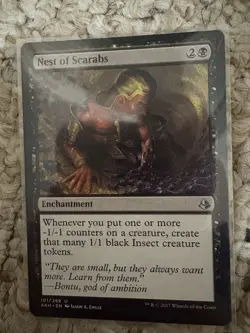 Nest of Scarabs Amonkhet Regular AKH 101 Magic The Gathering Card LP - Image 1